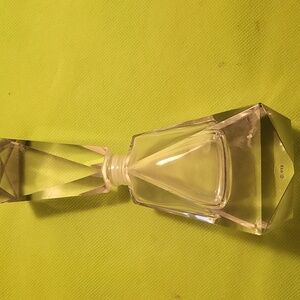 NEW AVON decanter bottle heavy glass